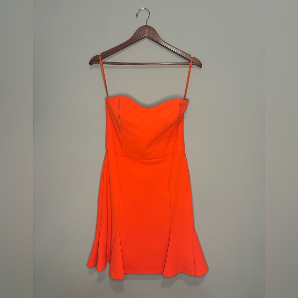 Gianni Bini Orange Strapless Dress!